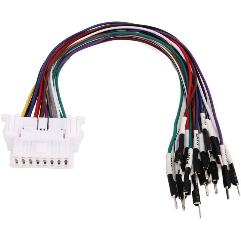 Image of 16 Pin OBD2 Stecker Freies Kabel Schweißen Fehler Erkennung Code Diagnose Diagnose Adapter
