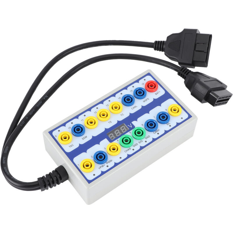 Image of 16 Pin OBDII Protokoll Detektor Breakout Box Professionelle Auto Fehler Diagnose Tool
