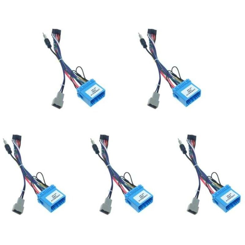 Image of 16-poliger Android-Autoradio-Kabelbaumadapter 5X für ///