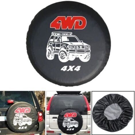 16 \"pouces 4WD 4x4 PVC cuir roue de secours housse de pneu pneu sac