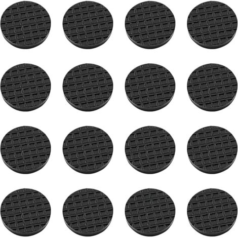 16 protectores de muebles antideslizantes, autoadhesivos, redondos, de 20 mm