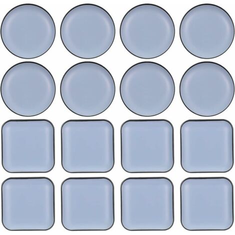 16 Stück selbstklebende Teflon-Möbelgleiter, Teflon-Gleitpads, professionelle Gleit-Stuhl zum Schutz von Laminat, Parkett und Teppichmöbeln