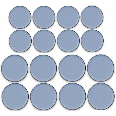 16 Stück selbstklebende Teflon-Möbelgleiter, Teflon-Möbelgleiter, selbstklebende Teflon-Pads, 25 mm x 25 mm, 30 mm x 30 mm