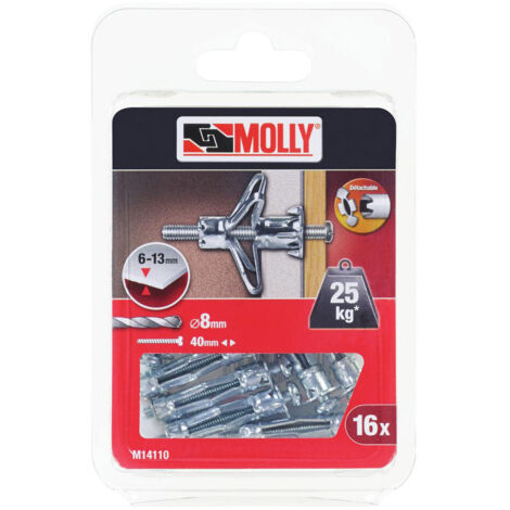 25 Viti Di Ancoraggio Per Cartongesso M4 X 38 Mm — Fissaggi Resistanti Per Pareti Vuote, Facili Da Installare