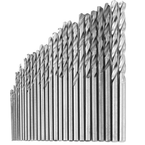 16-teiliges HSS-Spiralbohrer-Set 0,8-1,5 mm für elektrische Bohrmaschinen und Schraubendreher