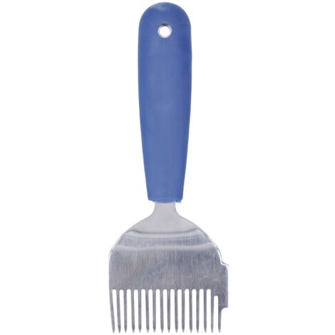 16 Tin Stainless Steel Uncapping Fork Beekeeping Honey Fork Shovel Tool with Plastic Handle