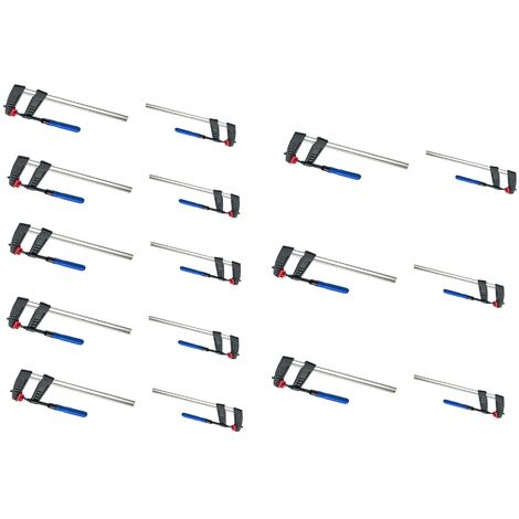16 tlg Set Schraubzwingen 150/200/25050 300x80 je 4 Leimzwingen