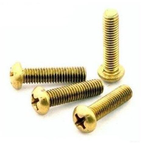16 VITI METRICA OTTONE TESTA CILINDRICAM3X10MM