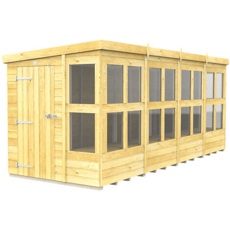 16 x 6  Pent Potting Shed