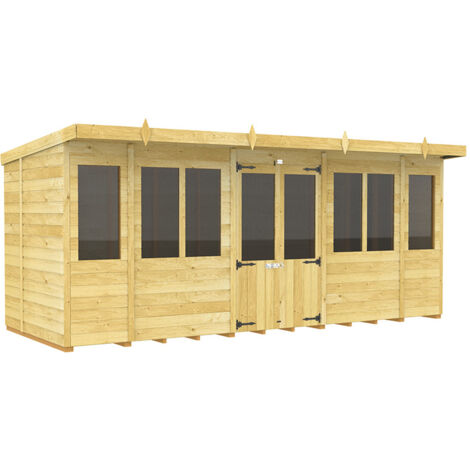 16 x 8 Pent Summer House