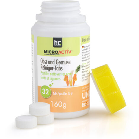 160 g Microactiv® Obst & Gemüse Reiniger Tabs