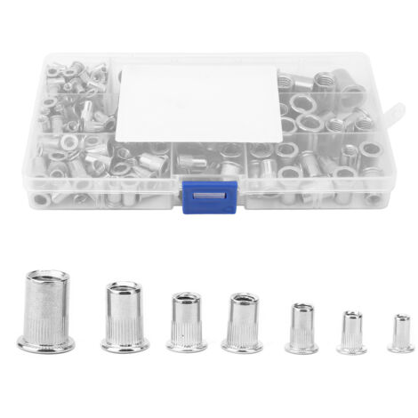 160 Pièces Boulons à Riveter M3-M10 en Acier Inoxydable 304 pour Assemblage de Structures Métalliques