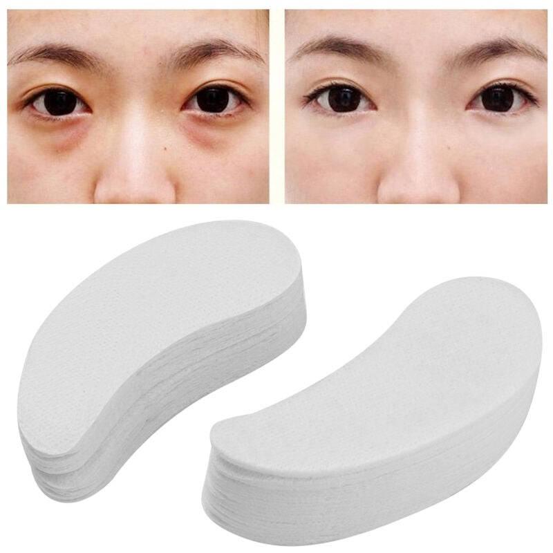 Image of 160 Stück Einweg-Augenmaske aus Baumwolle, Papier-Augenmaske, entfernt Augenringe, ultradünn