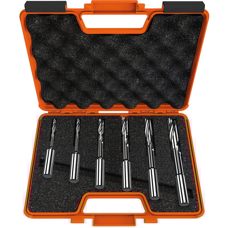 160.001.00 jeu de 6 meches a mortaiser dr S=13