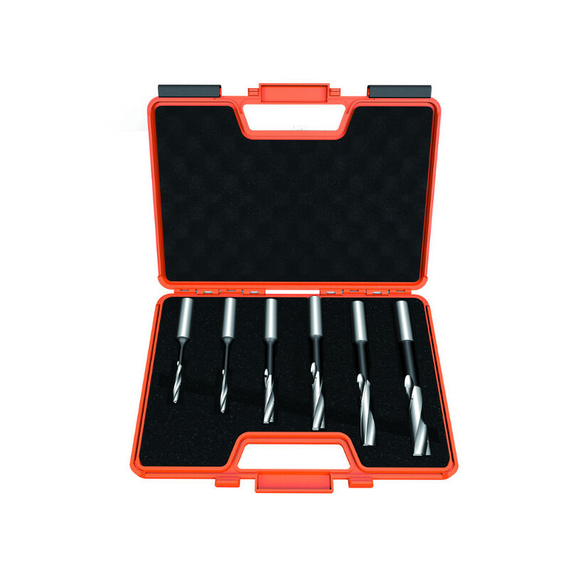 CMT - 6 mèches à mortaiser hélïcoidales à droite - Queue 16mm