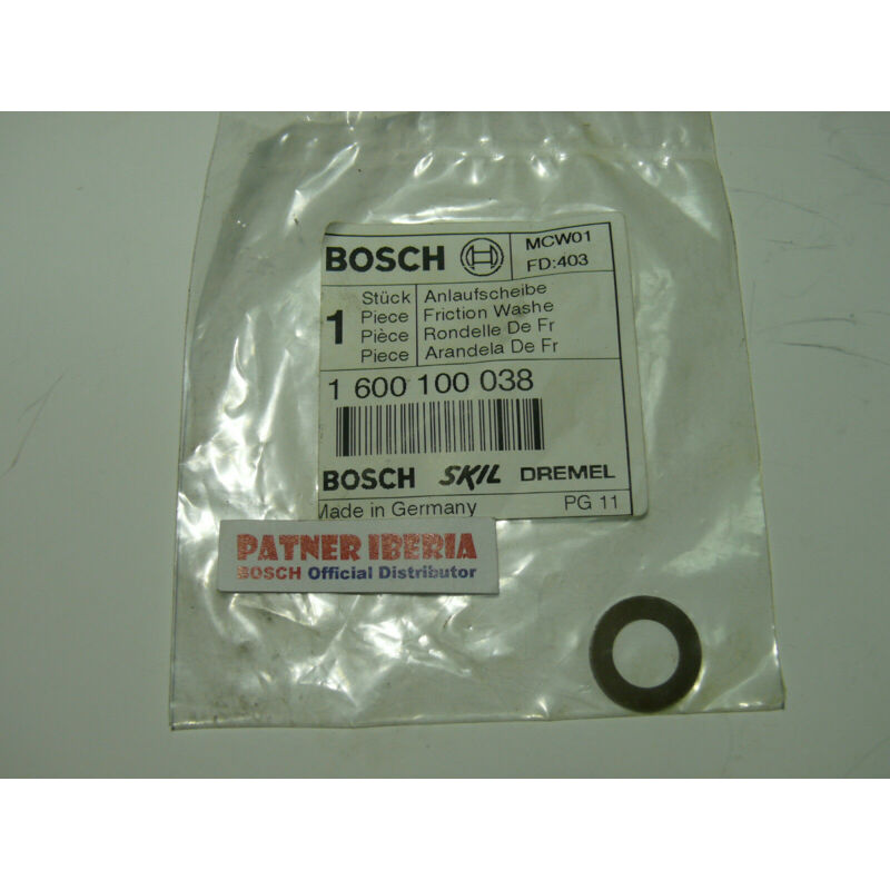 

1600100038 Friction Washer: Genuine BOSCH spare-part