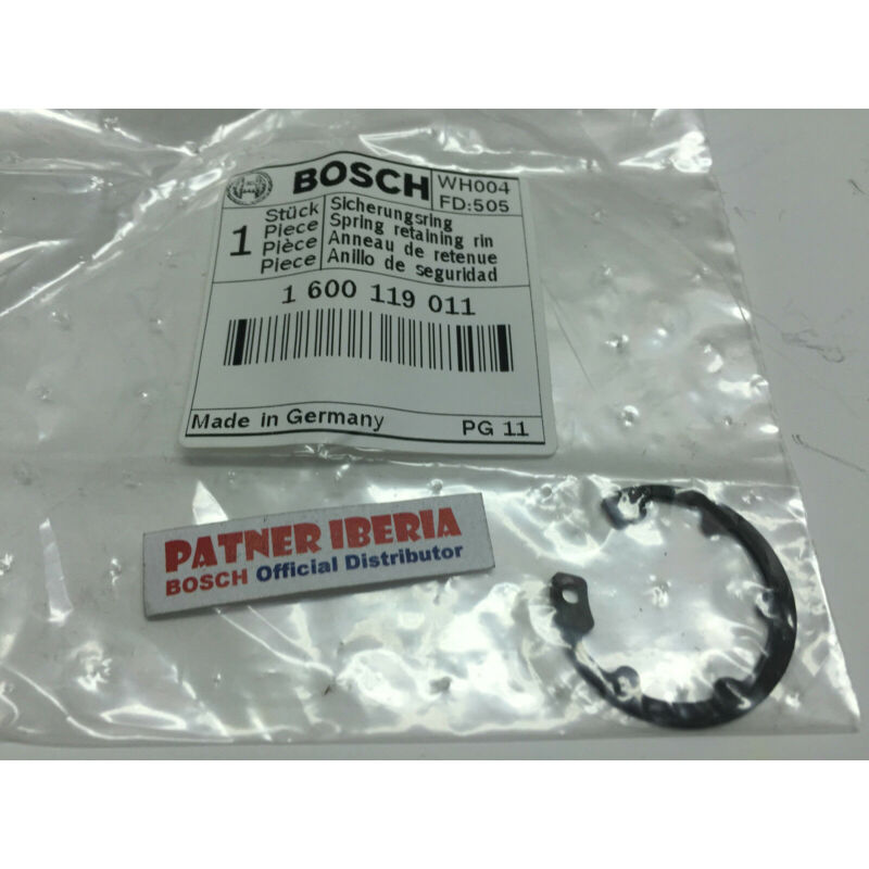 

1600119011 Spring retaining rin: Genuine BOSCH spare-part