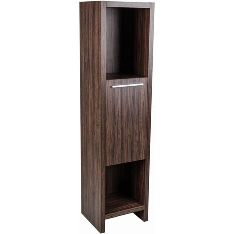 1600mm Free Standing Bathroom Cabinets Tall Bathroom Walnut