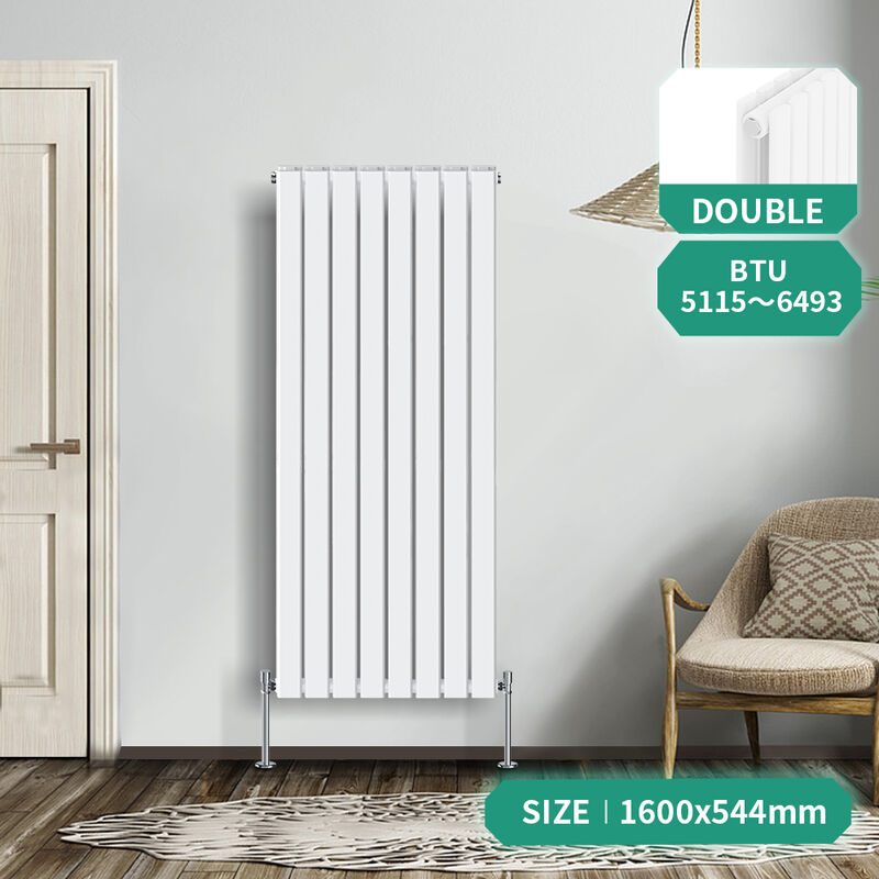 Image of NRG Designer Radiator Vertical Column White&hellip;