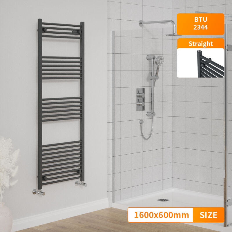 Image of NRG - 1600x600mm Heated Towel Rail&hellip;