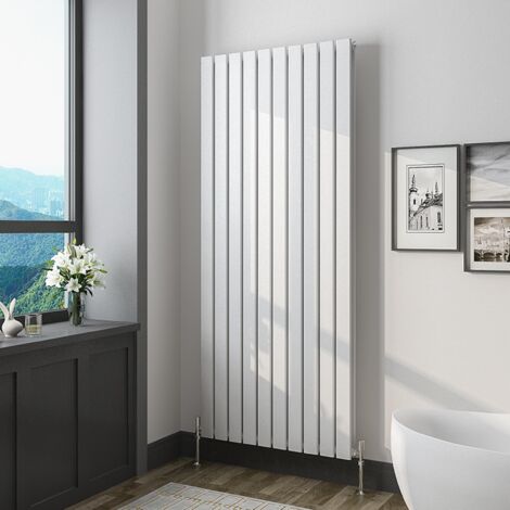 1600x680mm Vertical Tall Upright Central Radiators Double White Flat Panel Radiator