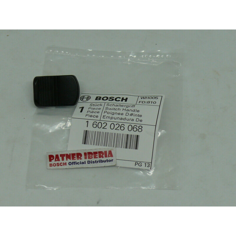 

1602026068 Switch Handle: Genuine BOSCH spare-part