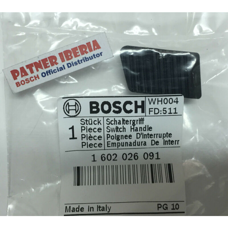 

1602026091 Switch Handle: Genuine BOSCH spare-part