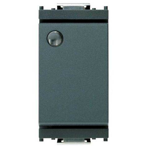 16025 Desviador Luminoso Unipolar Gris 1P 16Ax Idea