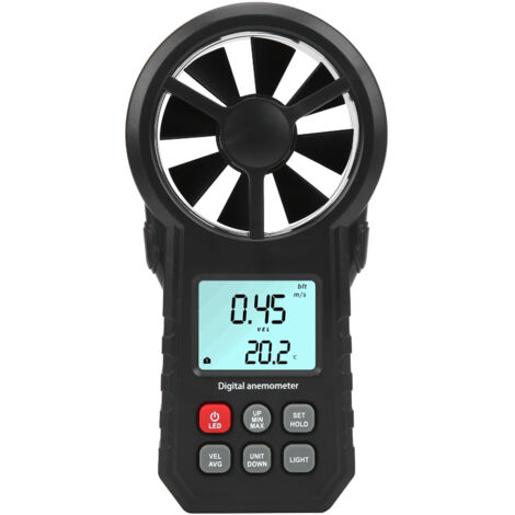 1602c anemometro digitale ad alta precisione a cristalli liquidi anemometro portatile
