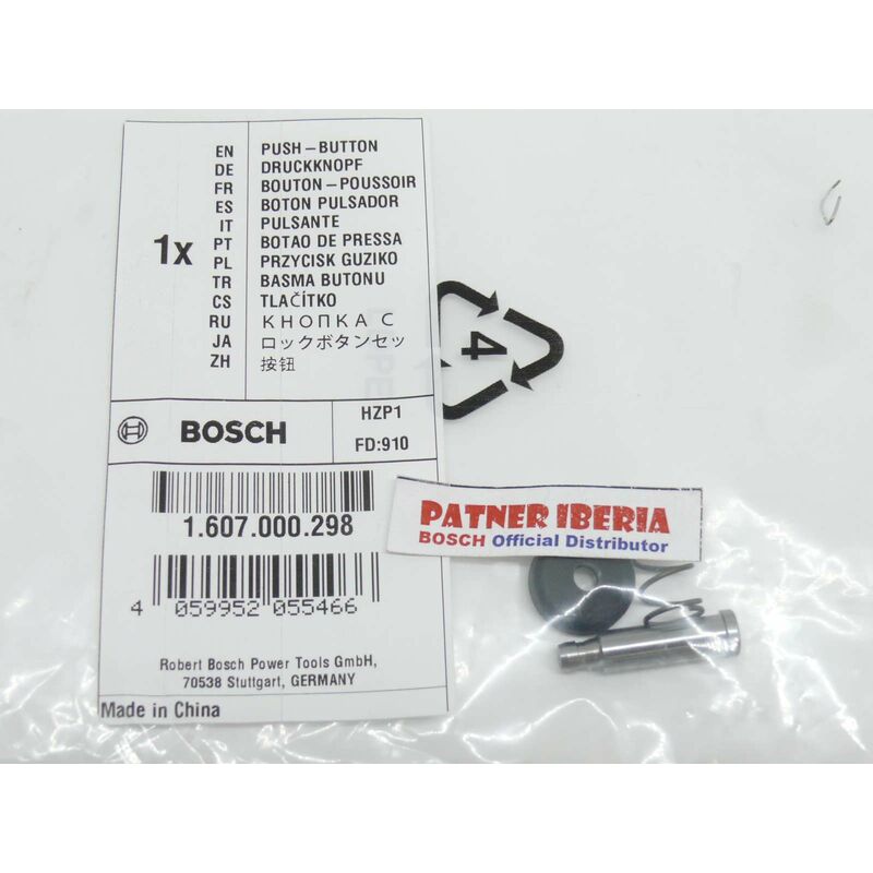 

1607000298 Push-Button: Genuine BOSCH spare-part