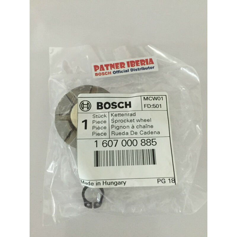 

1607000885 Sprocket wheel: Genuine BOSCH spare-part