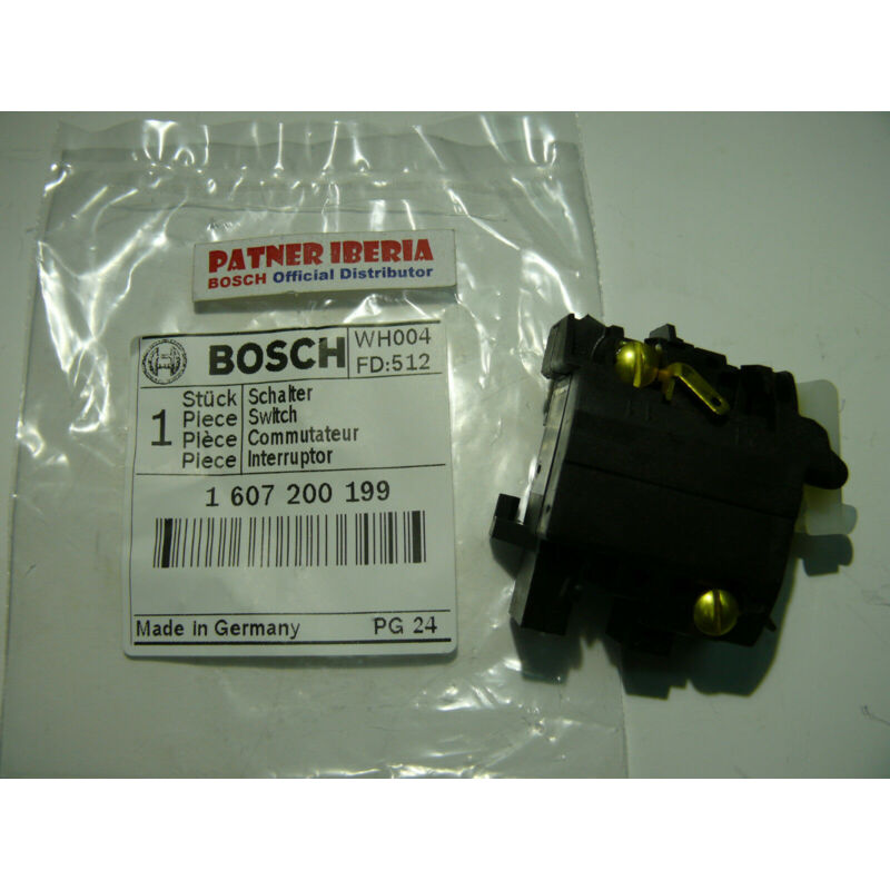 Pièce de rechange d'origine Bosch 1607200199 Interrupteur de rectifieuse ggs 28 C/28 CE/28 LC/28 lce ggs 8 ce