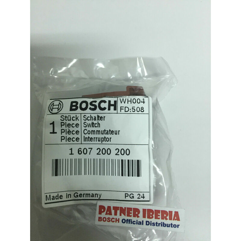 

1607200200 BOSCH Switch GWS 1400, GWS 14-125 ci/cie/cit, GWS 14-125 Inox