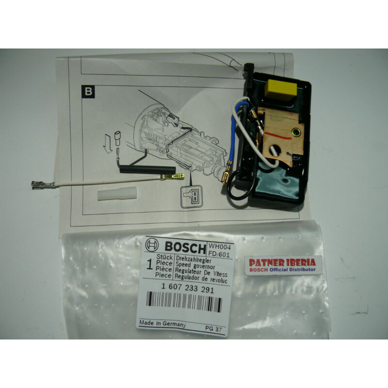 Pièce de rechange d'origine Bosch 1607233291 Régulateur de vitesse