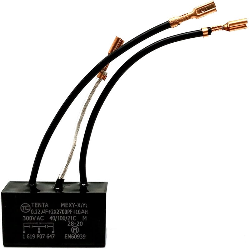 Bosch - Pièce de rechange d'origine 1607328042 Filtres antiparasitaires pour les modèles gws, pws, geb, gnf, gff, bws et wks