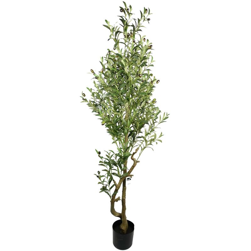 Leaf 160cm Artificial Olive Tree 1296 Leaves 72 Olives