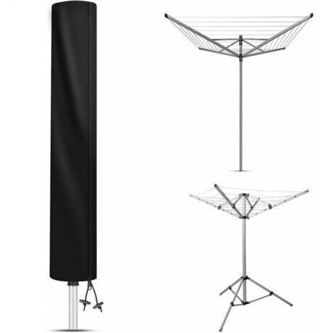 (160x15x15 cm)Housse de parapluie pour sèche-linge, housse pour étendoir à vêtements, housse pour étendoir pour parapluie extérieur, housse de protection imperméable pour sèche-parapluie
