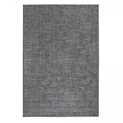 Tapis salon CAMAR Gris 160x230 en polypropylène doux et soyeux