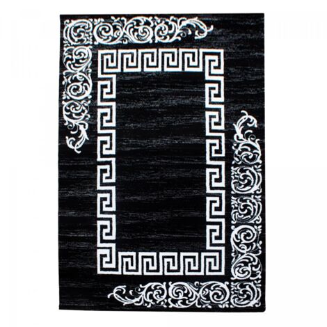 Tapis salon CAMAR Gris 160x230 en polypropylène doux et soyeux