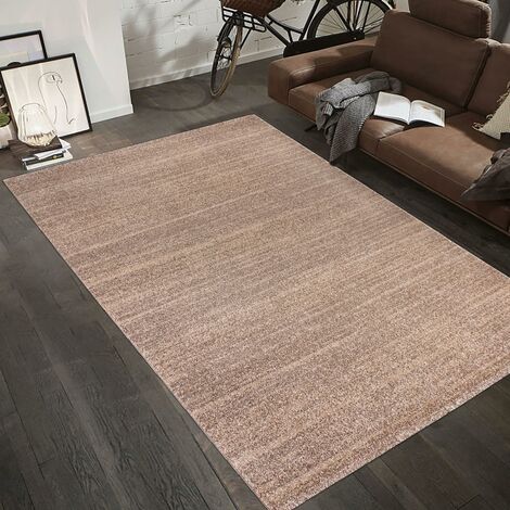 HUY tapis beige / marron (160x230 cm - 80% Laine / 20% Polyester