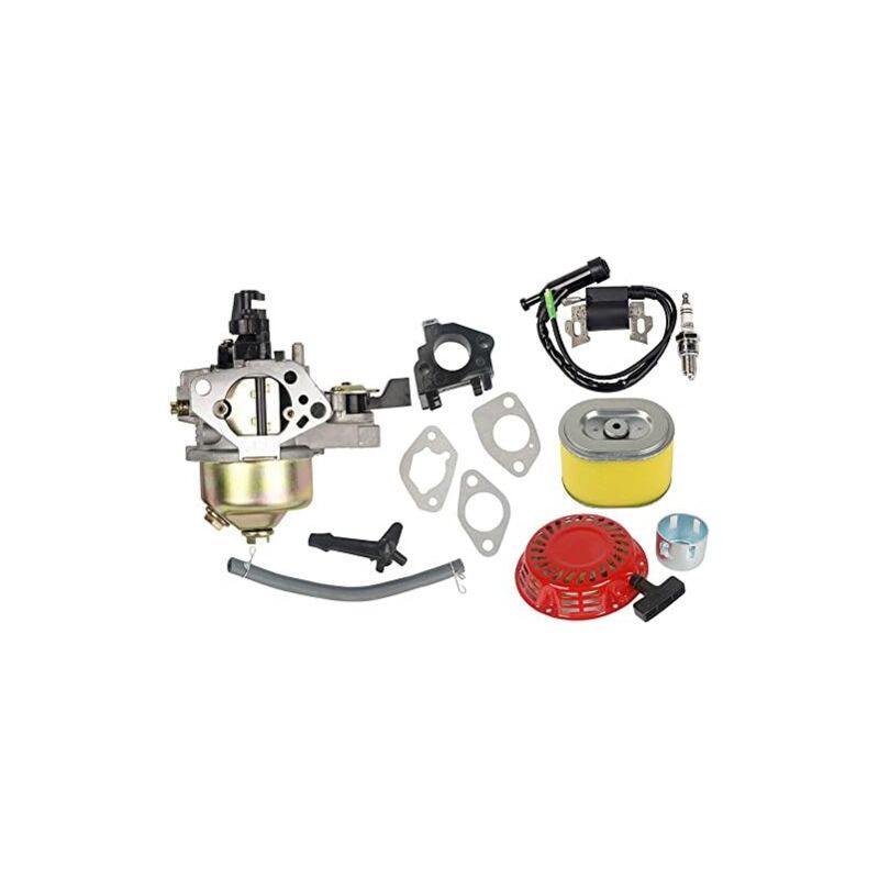 16100-ZF6-V01 Kit carburateur avec Filtre à air Bobine d'allumage Compatible with Moteur Honda Gx340 Gx390 11HP 13HP