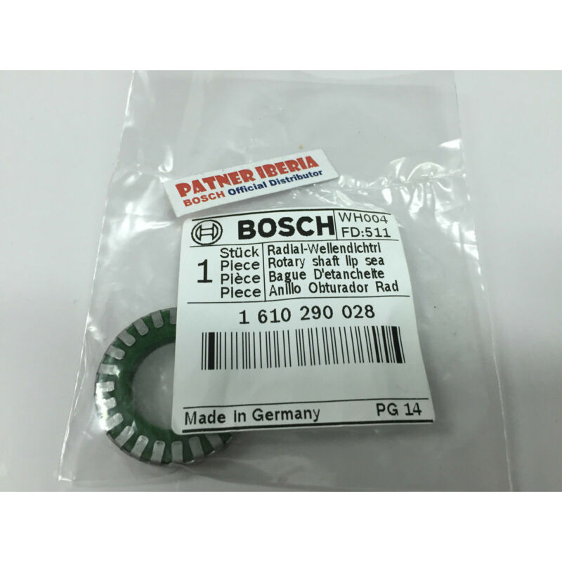 

1610290028 Rotary shaft lip sea: Genuine BOSCH spare-part