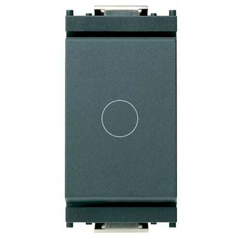 16104 Bouton 1P Nc 16A Gris Idée