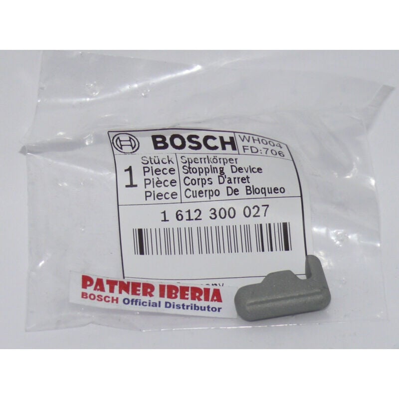 

1612300027 BOSCH Stopping Device GBH GSH (locate your machine bellow)