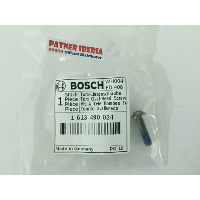 

1613490024 Torx Oval-Head Screw: Genuine BOSCH spare-part