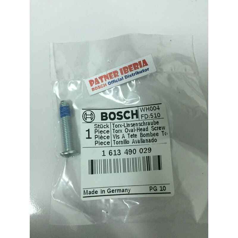 

1613490029 Torx Oval-Head Screw: Genuine BOSCH spare-part