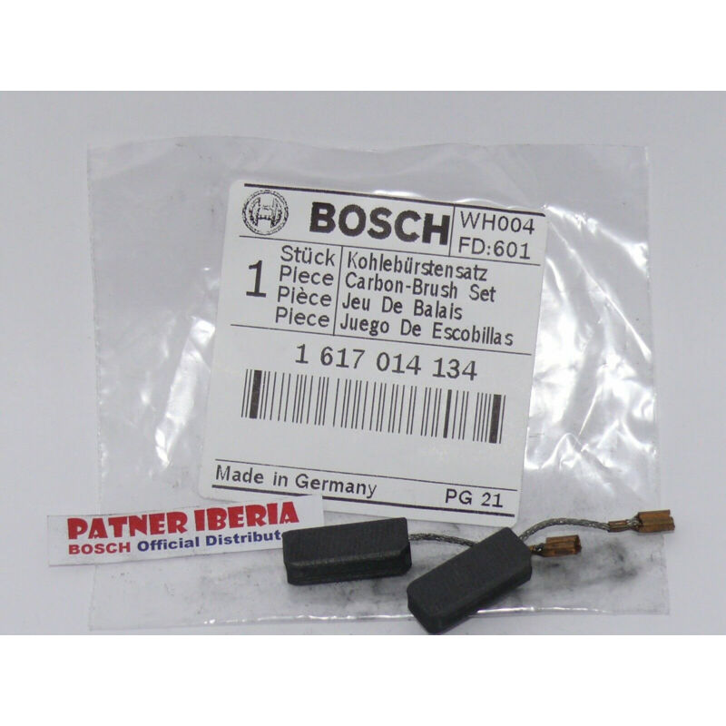 Pièce de rechange d'origine Bosch 1617014134 Balais de charbon pour les modèles pbh gah et gbh