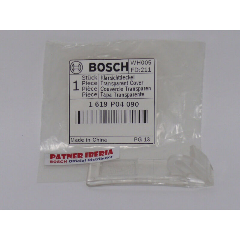 

1619P04090 BOSCH Transparent Cover (locate your machine bellow)