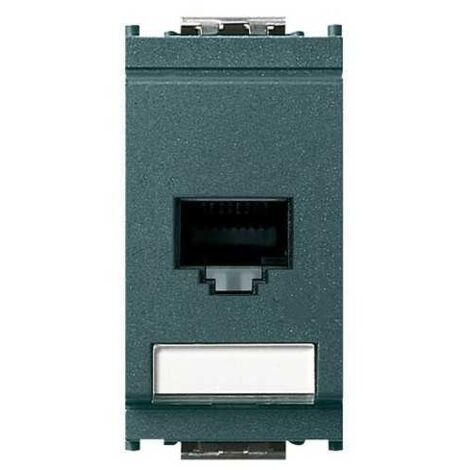 16359.6 Enchufe RJ45 Netsafe Cat6 UTP 110 Gris Idea