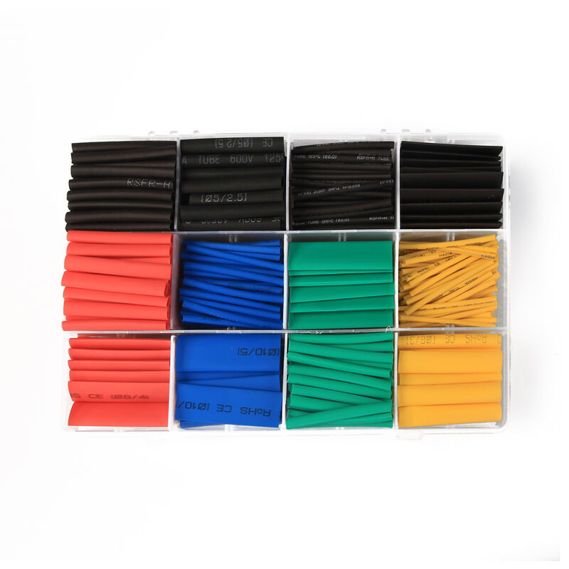 

PE termocontraible tubo de alambre cable aislado para manguitos, 530pcs